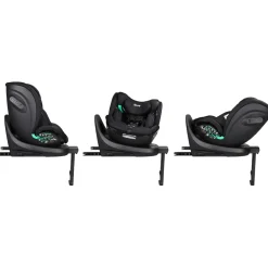 Ding Fynn Black 40-150 cm 360° i-Size Autostoel New