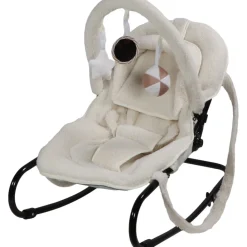 Ding Viggo Bouclé Off-white Wipstoel Hot