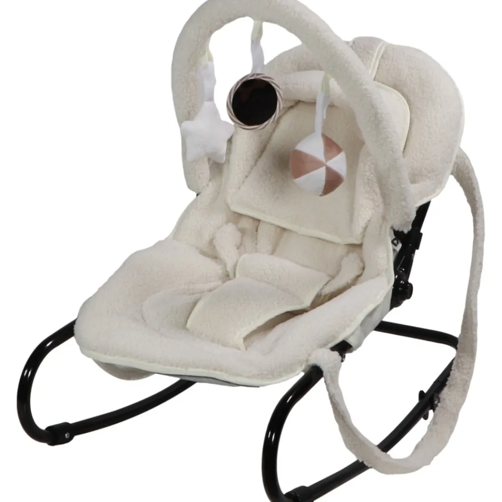 Ding Viggo Bouclé Off-white Wipstoel Hot