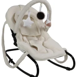 Ding Viggo Bouclé Off-white Wipstoel Hot