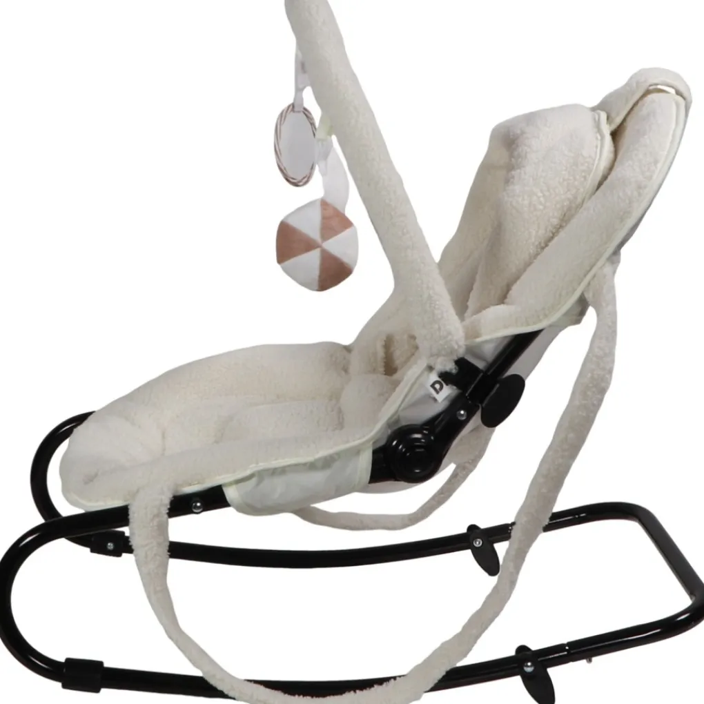 Ding Viggo Bouclé Off-white Wipstoel Hot