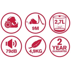 Dirt Devil Stofzuiger DD2504 Hot