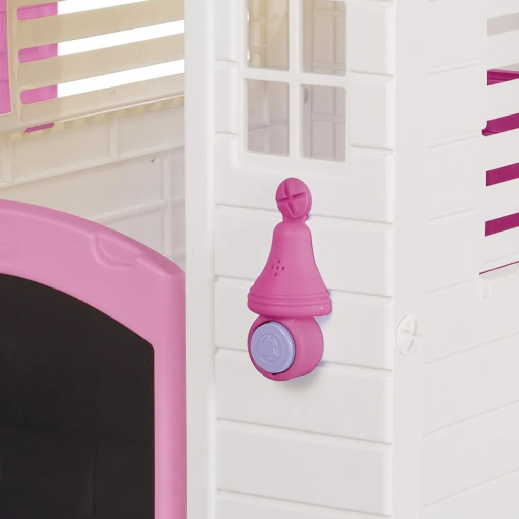 Dolu Garden Wit/Roze Speelhuisje met Accessoires Best