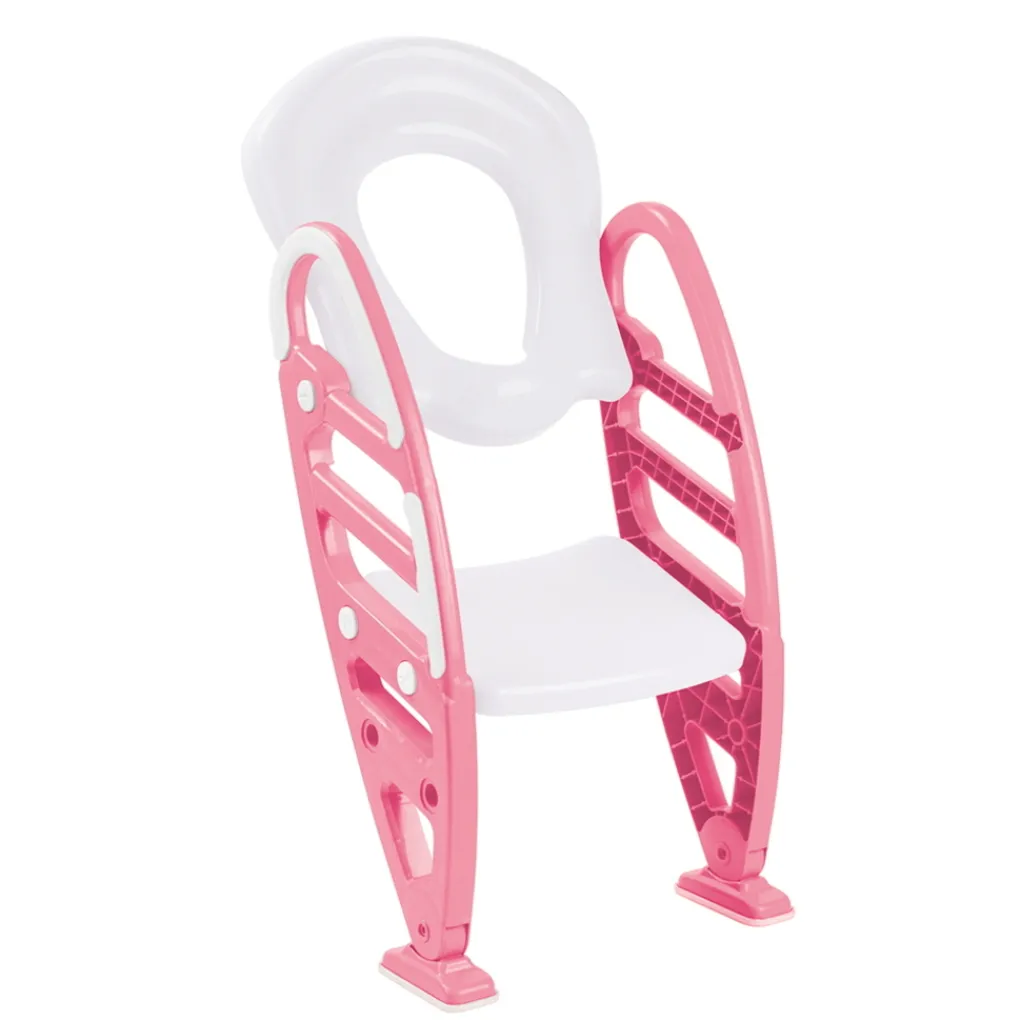 Dolu Roze Toilettrainer met Trapje New