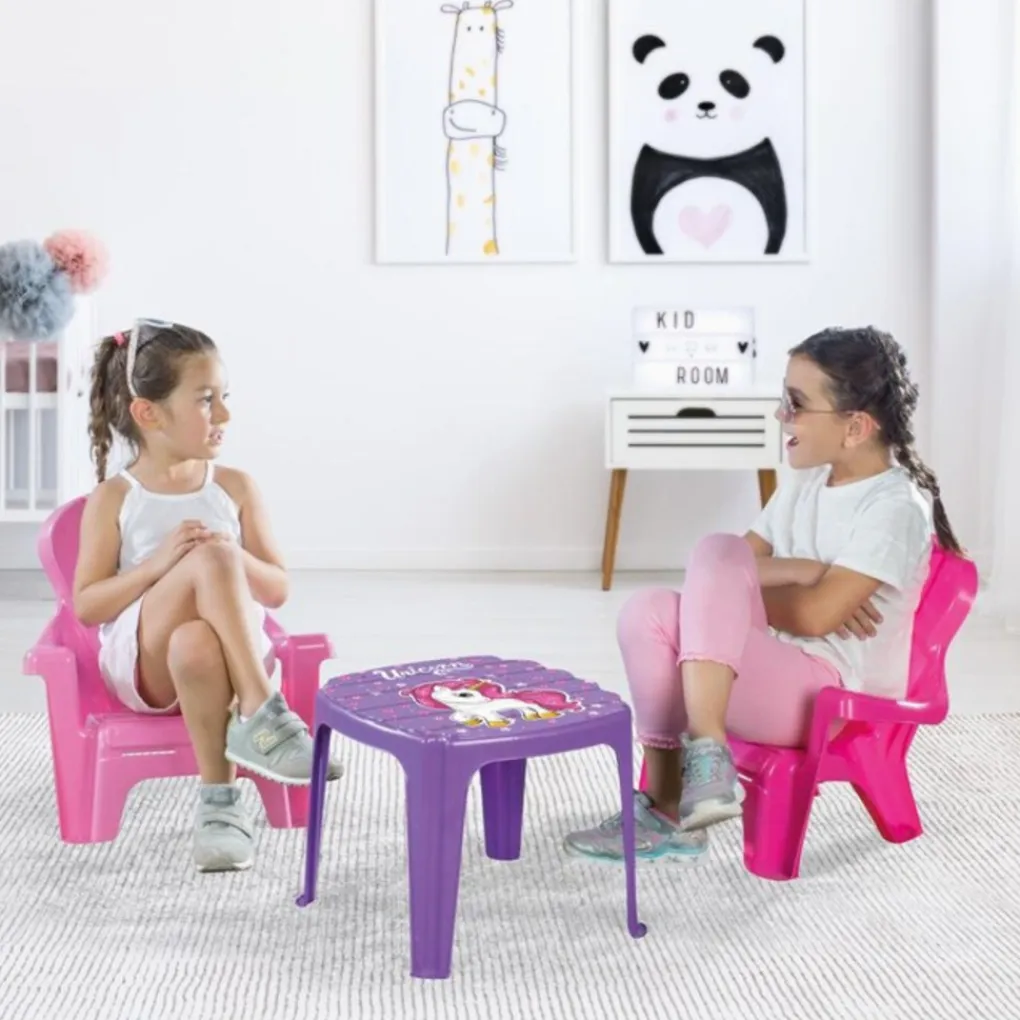 Dolu Unicorn tafel en stoelen Best