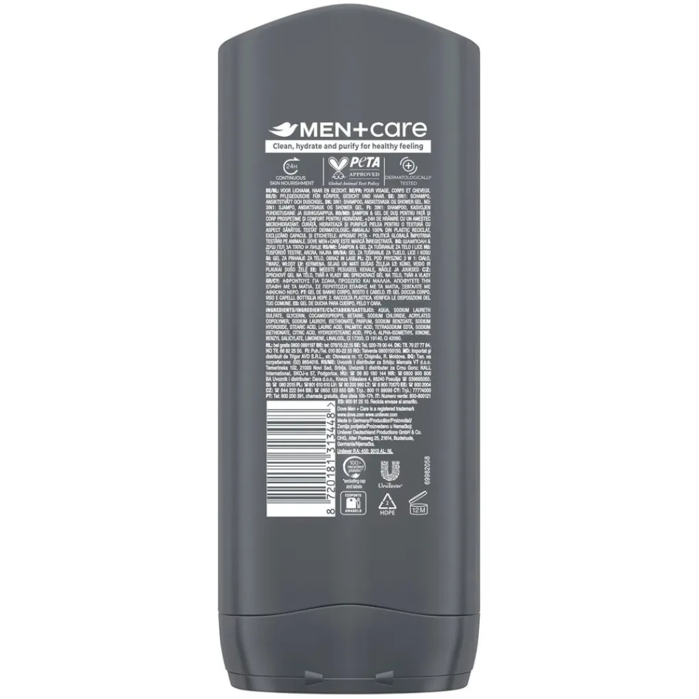 Dove Men +Care Clean Comfort Douchegel Best