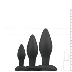 EasyToys Anal Collection Siliconen Buttplugsetje Hot