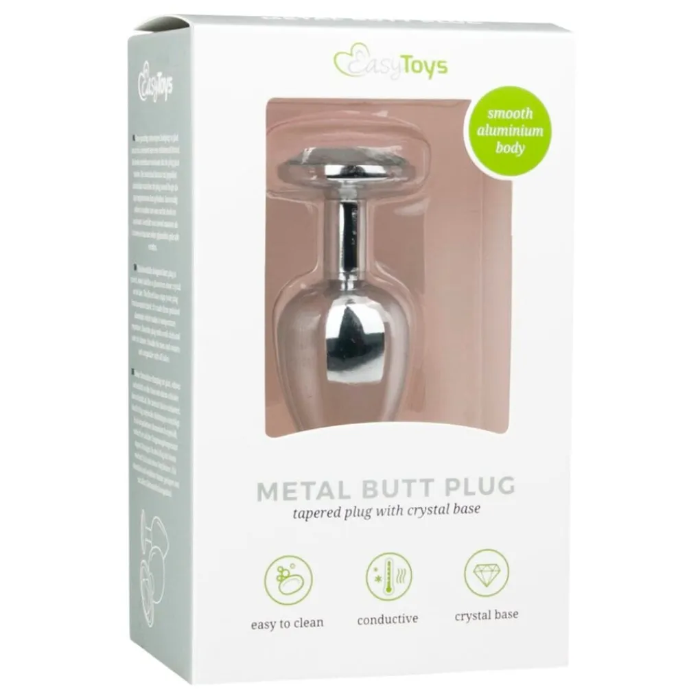 EasyToys Buttplug met Zilveren Diamant Discount