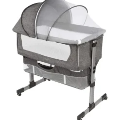 Eco Baby Donkergrijs Wieg Aan Bed Hot