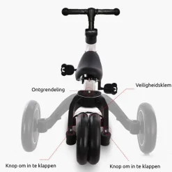 Eco Toys Rood 4-in-1 Loopfiets Outlet