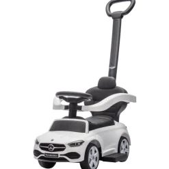 Eco Toys Wit Mercedes Benz Loopauto met Duwstang Best