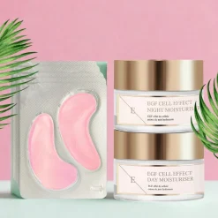 Egf Cell Effect Dagcrème + Egf Cell Effect Nachtcrème + Rose Blossom Oogpads Online