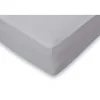 Elegance Hoeslaken Jersey Katoen Stretch 35cm Hoge Hoek - licht grijs 140x210/220cm New