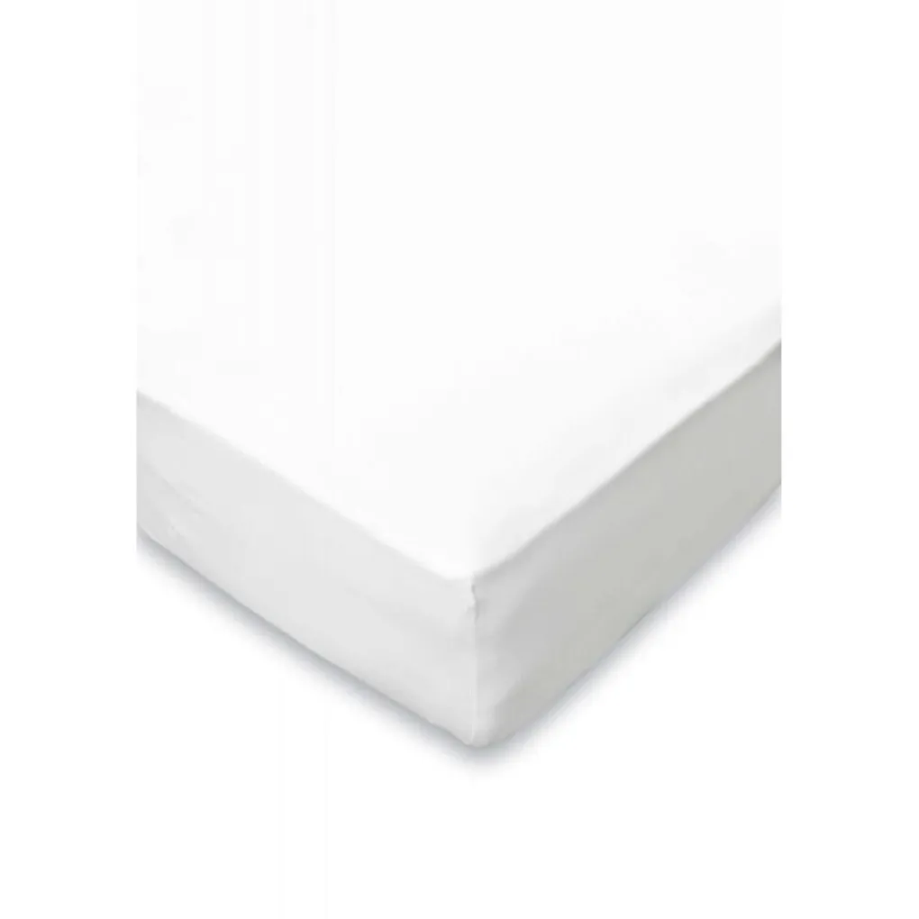 Elegance Hoeslaken Jersey Katoen Stretch 35cm Hoge Hoek - wit 80/90x190/200cm Sale