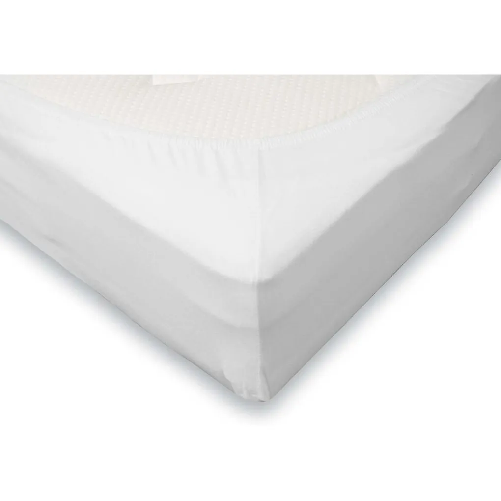 Elegance Hoeslaken Jersey Katoen Stretch 35cm Hoge Hoek - wit 180x200cm Discount