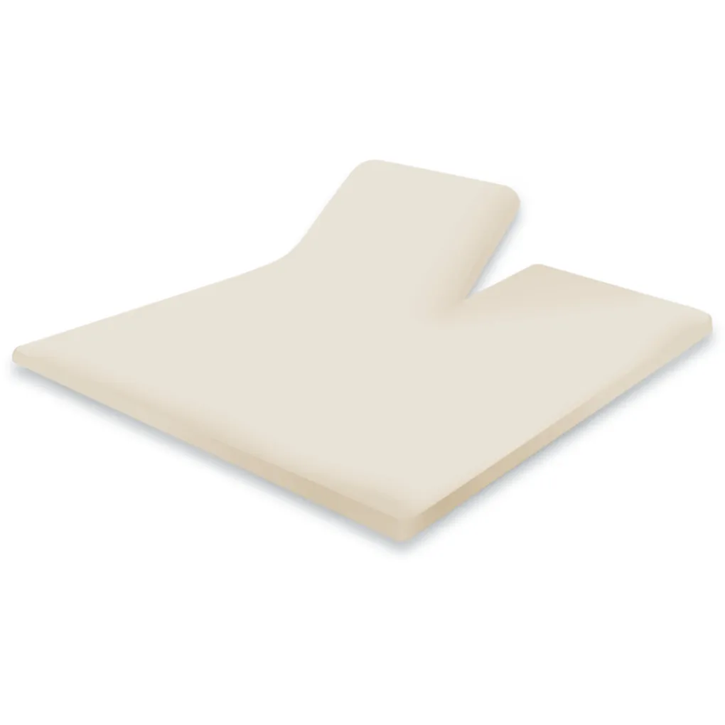 Elegance Splittopper Hoeslaken Perkal Katoen - ivoor 160x200cm Best