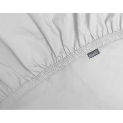 Elegance Splittopper Hoeslaken Perkal Katoen - licht grijs 180x200cm Clearance