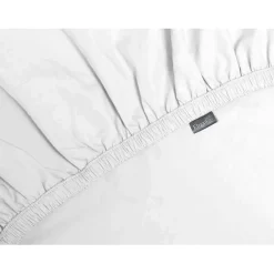 Elegance Topper Hoeslaken Katoen Perkal - wit 90x200cm New