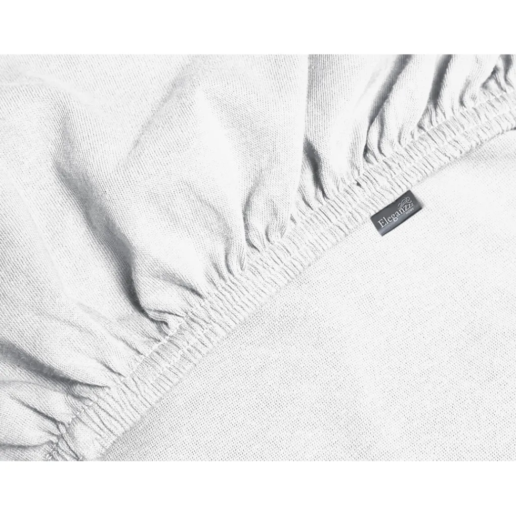 Elegance Topper Hoeslaken Jersey Katoen Stretch - wit 160x210/220cm Hot