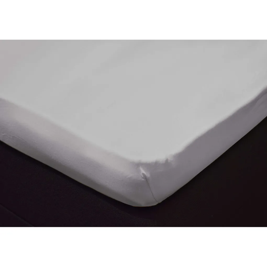 Elegance Topper Hoeslaken Jersey Katoen Stretch - licht grijs 120/130/140x200cm Best