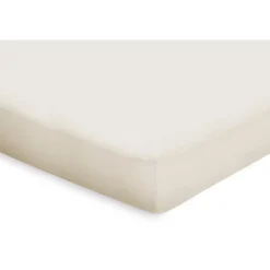 Elegance Topper Hoeslaken Katoen Perkal - ivoor 140x200cm New