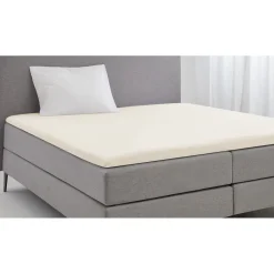 Elegance Topper Hoeslaken Katoen Perkal - ivoor 180x210/220cm Outlet