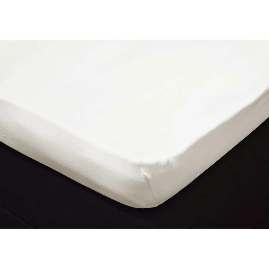 Elegance Topper Hoeslaken Jersey Katoen Stretch - ivoor 120/130/140x200cm Discount