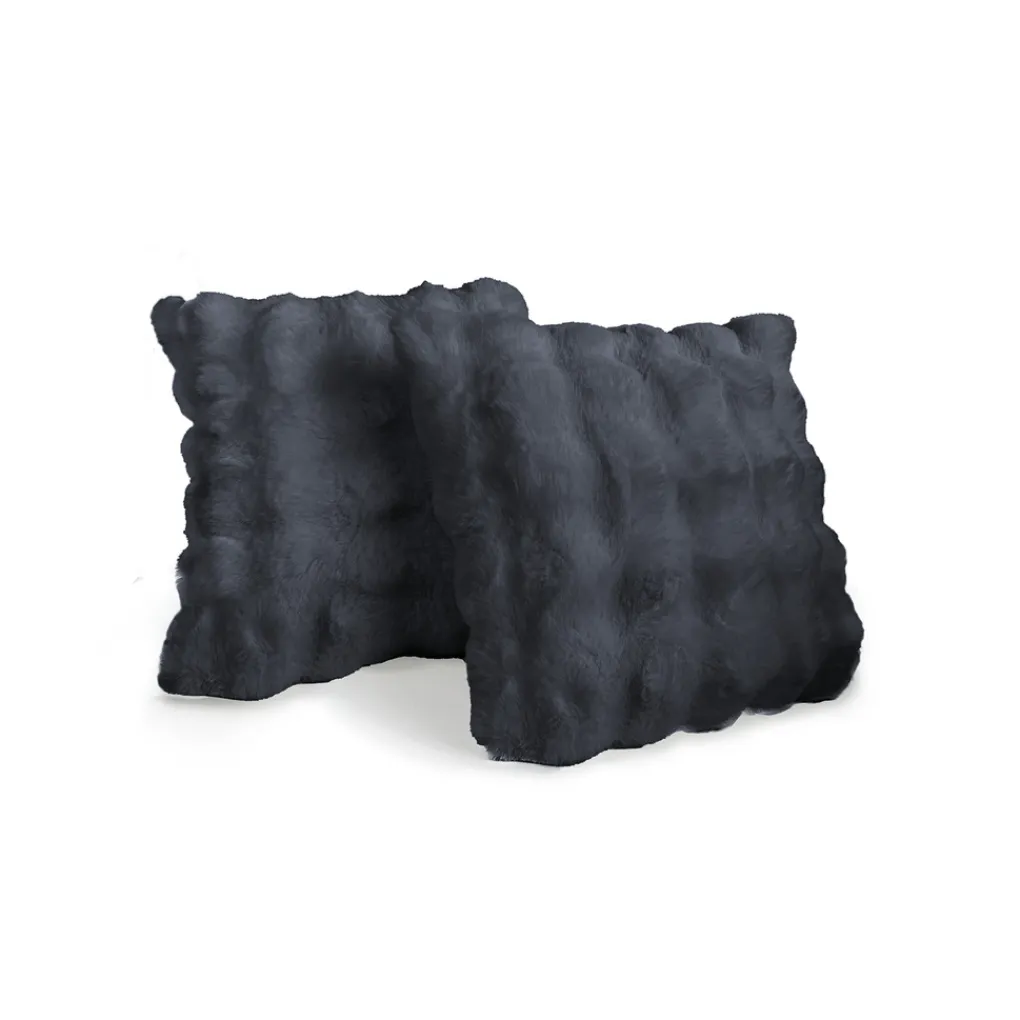 Eleganzzz Bubble Pom Pom Rabbit Fur Sierkussens Hoofdkussen
