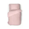Eleganzzz Dekbedovertrek Teddy Rib Fleece - light pink 140x200/220cm New