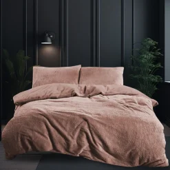 Eleganzzz Dekbedovertrek Teddy Pluche - light pink 140x200/220cm