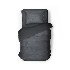 Eleganzzz Dekbedovertrek Teddy Pluche - anthracite 140x200/220cm Sale