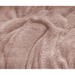 Eleganzzz Dekbedovertrek Teddy Pluche - light pink 200x200/220cm