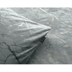 Eleganzzz Dekbedovertrek Marbel Foil Velvet - grey 140x200/220cm Online