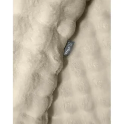 Eleganzzz Dekbedovertrek Bubble Pom Pom Rabbit Fur - sand 140x200/220cm Outlet