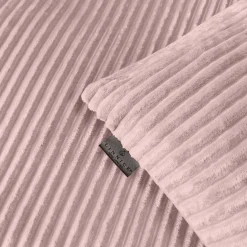 Eleganzzz Dekbedovertrek Teddy Rib Fleece - light pink 200x200/220cm Discount