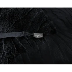 Eleganzzz Dekbedovertrek Jacquard Rabbit Fur - black 140x200/220cm Sale