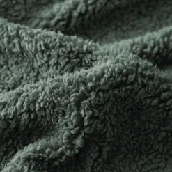 Eleganzzz Dekbedovertrek Teddy Pluche - bottle green 140x200/220cm