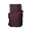 Eleganzzz Dekbedovertrek Teddy Pluche - bordeaux 140x200/220cm