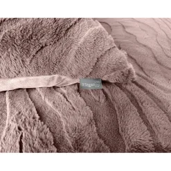 Eleganzzz Dekbedovertrek Jacquard Rabbit Fur - pink 140x200/220cm Online