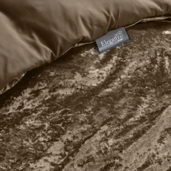 Eleganzzz Dekbedovertrek Crushed Velvet - gold 140x200/220cm Online