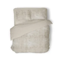 Eleganzzz Dekbedovertrek Flanel Fleece - beige 200x200/220cm Sale
