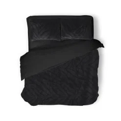 Eleganzzz Dekbedovertrek Jacquard Rabbit Fur - black 240x200/220cm Sale