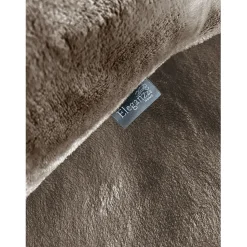 Eleganzzz Dekbedovertrek Flanel Fleece - taupe grey 200x200/220cm Best