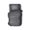 Eleganzzz Dekbedovertrek Flanel Fleece - dark grey 140x200/220cm Discount