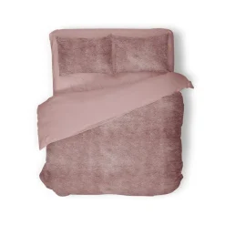 Eleganzzz Dekbedovertrek Flanel Fleece - old rose 240x200/220cm Clearance