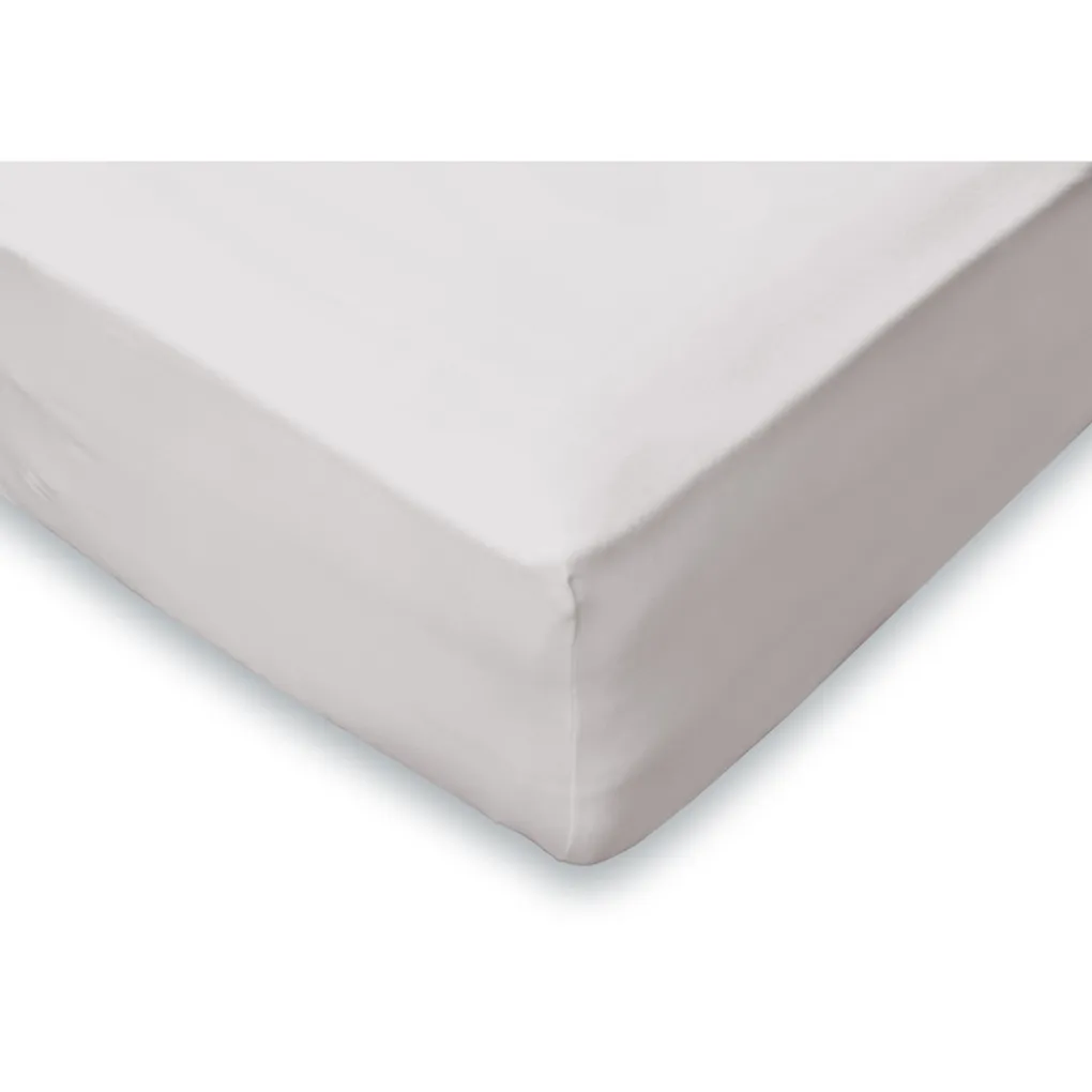 Eleganzzz Hoeslaken Flanel 35cm Hoekhoogte - licht grijs 160x200cm Hot