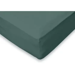 Eleganzzz Hoeslaken Flanel 35cm Hoekhoogte - groen 90x200cm New