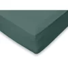 Eleganzzz Hoeslaken Flanel 35cm Hoekhoogte - groen 80x200cm Discount