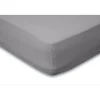 Eleganzzz Hoeslaken Jersey Katoen Stretch 35cm Hoge Hoek - licht grijs 80/90x190/200cm Discount