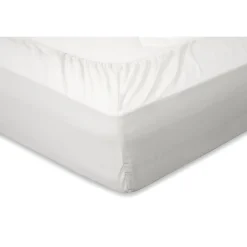 Eleganzzz Hoeslaken Katoen Perkal 35cm Hoekhoogte - wit 180x210/220cm Clearance